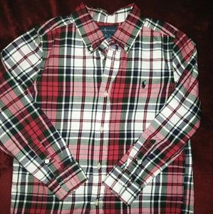 Ralph Lauren "Polo" Plaid button down shirt